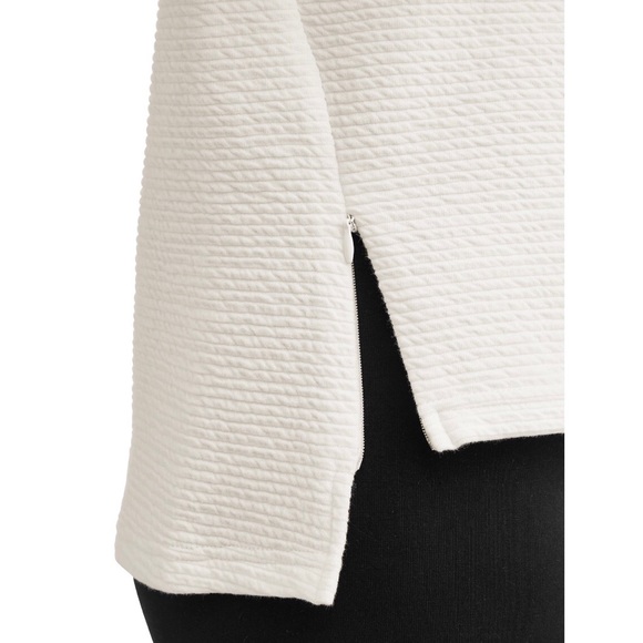 3/$30 Avia | Athleisure Long Sleeve Knit Too, White - Picture 5 of 8